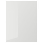 RINGHULT Door, high-gloss light grey, 60x80 cm