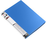 File Folder with 30 File Pockets A4, blue