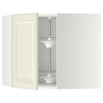 METOD Corner wall cabinet with carousel