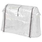 ASPAREN Cover for planter, outdoor/transparent white, 83x51x31 cm