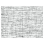 SNOBBIG Place mat, white/black, 45x33 cm