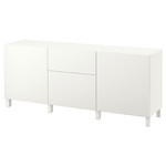 BESTÅ Storage combination with drawers, Lappviken white, 180x40x74 cm