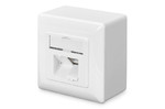 Digitus CAT 6, Class E, Wall Outlet, shielded, surface mount
