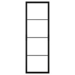 SKYTTA Sliding door frame, black, 77x231 cm
