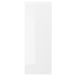 VOXTORP Door, high-gloss white, 30x80 cm