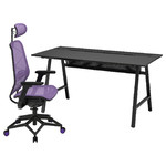 UTESPELARE / STYRSPEL Gaming desk and chair