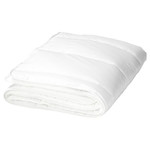 LEN Quilt for cot, white, 110x125 cm