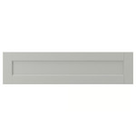 LERHYTTAN Drawer front, light grey, 80x20 cm