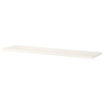 BERGSHULT Shelf, white, 120x30 cm