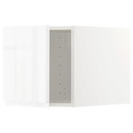 METOD Top cabinet, white/Voxtorp high-gloss/white, 40x40 cm