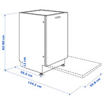 RÅGLANDA Integrated dishwasher, IKEA 500, 60 cm