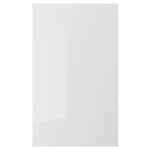 RINGHULT Door, high-gloss light grey, 60x100 cm