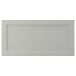 LERHYTTAN Drawer front, light grey, 80x40 cm