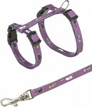 Trixie Junior Harness with Leash for Cats, assorted colours