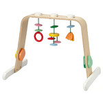 LEKA Baby gym, birch plywood/multicolour
