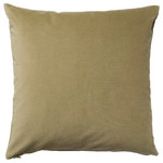 SANELA Cushion cover, light olive-green, 50x50 cm