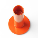 TUVKORNELL Candle holder, set of 3, orange