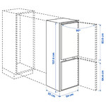 RÅKALL Fridge/freezer, IKEA 500 integrated, 153/79 l