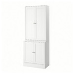 HAVSTA Storage combination with doors, white, 81x47x212 cm