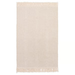 SORTSÖ Rug, flatwoven, unbleached, 55x85 cm