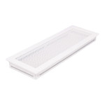 Fireplace Air Vent Grille 17 x 49 cm, white