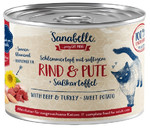 Sanabelle Adult Cat Food Beef & Turkey + Sweet Potato 180g