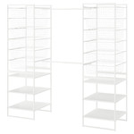 JONAXEL Frame/wire baskets/clothes rails, 142-178x51x173 cm