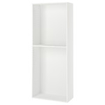 METOD High cabinet frame, white, 80x37x200 cm