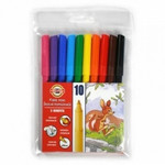 Koh-i-Noor Fibre Pens 10 Colours