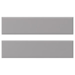 BODBYN Drawer front, grey, 40x10 cm