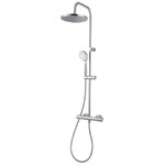 GoodHome Thermostatic Shower Set Cavally, silver