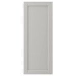 LERHYTTAN Door, light grey, 40x100 cm