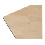 Wooden Worktop 27 x 600 x 3000 mm, beech