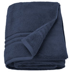 BROKGLIM Bath sheet, dark blue, 100x150 cm