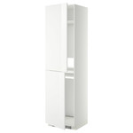 METOD High cabinet for fridge/freezer, white, Ringhult white, 60x60x220 cm