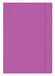 Folder with Elastic Band A4, Fluo purple, 10pcs