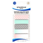 Removable Self-stick Notes Pastel 13x44mm, 5x 25pcs