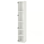 ENHET High cb w 4 shelves, white, 30x30x180 cm