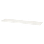 TRANHULT Shelf, white stained aspen, 120x30 cm