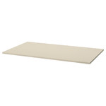 TROTTEN Table top, beige, 120x70 cm