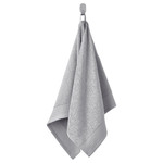 VINARN Hand towel, light grey, 50x100 cm