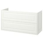 TÄNNFORSEN Wash-stand with drawers, white, 120x48x63 cm