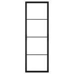 SKYTTA Sliding door frame, black, 77x231 cm