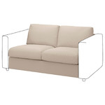 VIMLE 2-seat section, Hallarp beige