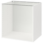 METOD Base cabinet frame, white, 80x60x80 cm