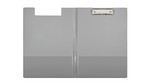 Clipboard Folder A4, PVC, grey