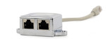 Gembird Adapter Splitter LAN RJ-45/2XRJ-45 FTP