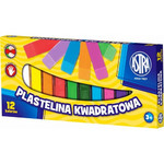 Astra Plasticine Square 12 Colours 3+
