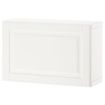 BESTÅ Shelf unit with door, white, Smeviken white, 60x22x38 cm