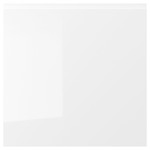 VOXTORP Door, high-gloss white, 60x60 cm